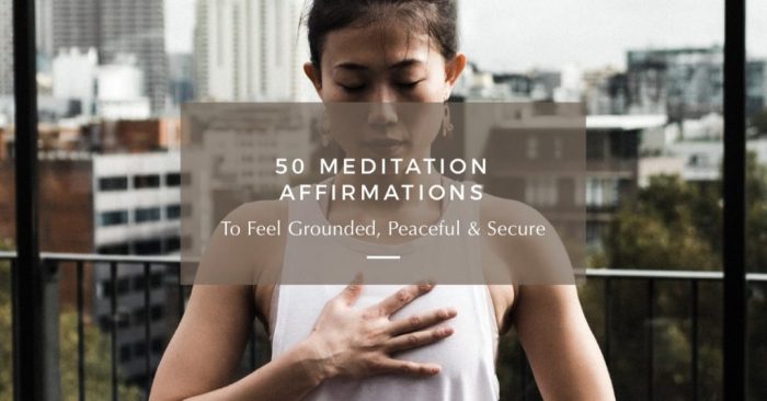 14 Meditation Affirmations for Inner Calm